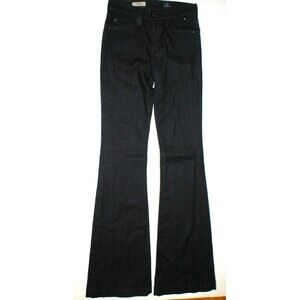 New Womens 26 AG Jeans NWOT Designer The Janis High Waist Flare Dark Blue